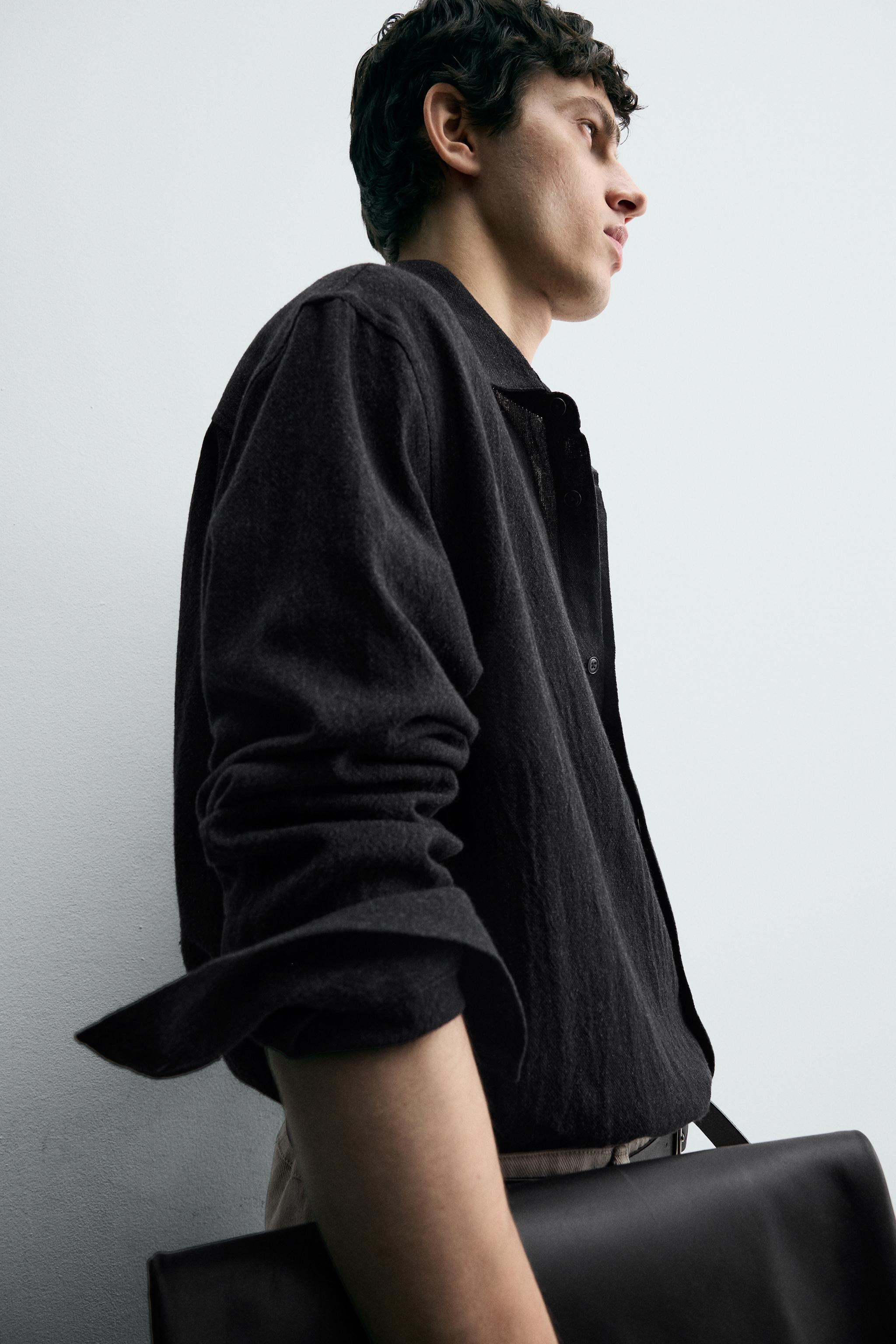 CHEMISE STRUCTURÉE MÉLANGE DE COTON